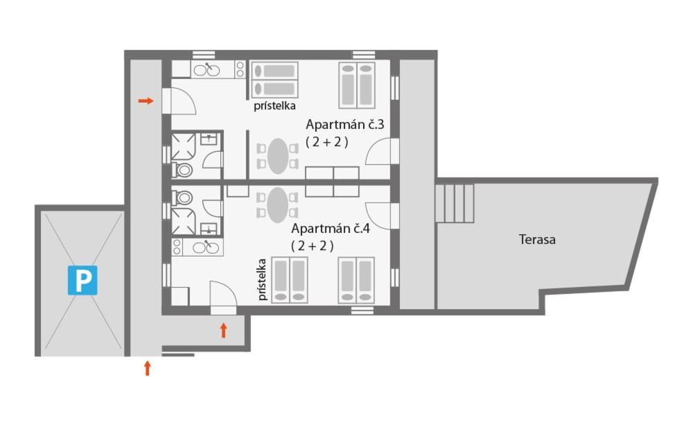 Villa Kristinka Vodice Esterno foto
